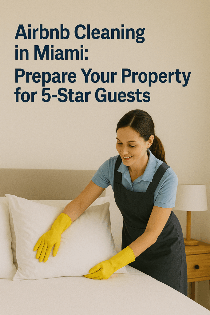 Airbnb Cleaning in Miami Prepare Your Property for 5-Star Guests​