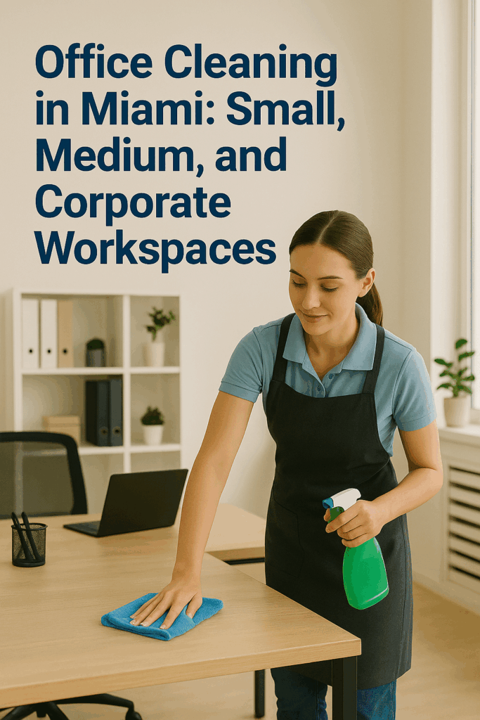 Office Cleaning in Miami Small, Medium, and Corporate Workspaces​